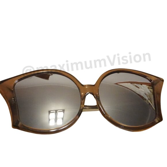 New Linda Farrow LFL595/6 Oversized Sunglasses, Unique Mirrored Lenses $1,245 - Picture 9 of 9